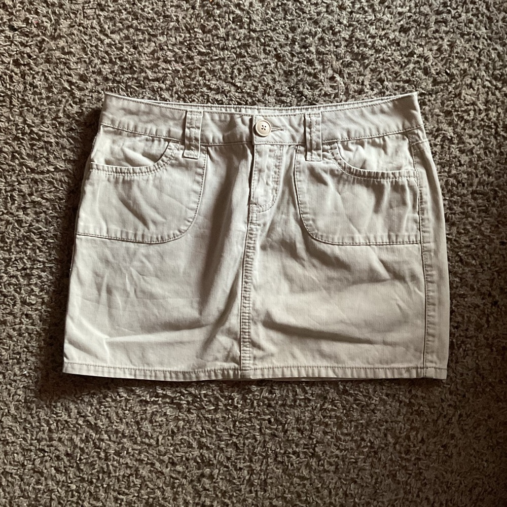 So Wear It Declare It Cream Mini Skirt
